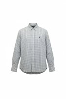 Polo Ralph Lauren Καρό Πουκάμισο Λευκό-Μπλε Size L
