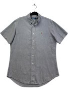 POLO RALPH LAUREN CAMICIA MANICA CORTA CLASSICA GRIGIA UOMO PRE OWNED