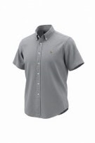 POLO RALPH LAUREN CAMICIA MANICA CORTA CLASSICA GRIGIA UOMO PRE OWNED
