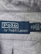 POLO RALPH LAUREN CAMICIA MANICA CORTA CLASSICA GRIGIA UOMO PRE OWNED