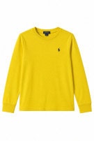 POLO RALPH LAUREN LONG SLEEVE TEE CLASSIC YELLOW ΑΝΤΡΙΚΟ PRE OWNED M
