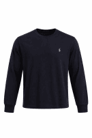 POLO RALPH LAUREN MAGLIA MANICHE LUNGHE CLASSIC NAVY UOMO PRE OWNED M