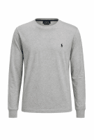 POLO RALPH LAUREN LONGSLEEVE T SHIRT MINIMAL GRIGIO UOMO PRE OWNED XL