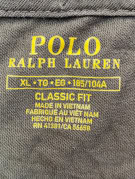 POLO RALPH LAUREN LONG SLEEVE T SHIRT CLASSIC OLIVE MENS PRE OWNED XL