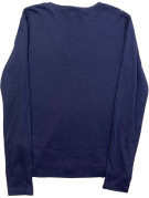 POLO RALPH LAUREN ΜΑΚΡΥΜΑΝΙΚΗ ΜΠΛΟΥΖΑ MINIMAL NAVY ΓΥΝΑΙΚΕΙΟ PRE OWNED L