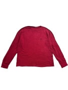 POLO RALPH LAUREN Μακρυμάνικη Μπλούζα Waffle Knit Logo Bordeaux UNISEX L