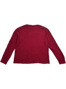 POLO RALPH LAUREN Μακρυμάνικη Μπλούζα Waffle Knit Logo Bordeaux UNISEX L