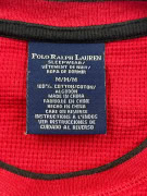 POLO RALPH LAUREN ΜΠΛΟΥΖΑ ΜΑΚΡΥΜΑΝΙΚΗ VINTAGE ΚΟΚΚΙΝΟ ΑΝΤΡΙΚΟ M pre-owned