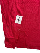 POLO RALPH LAUREN ΜΠΛΟΥΖΑ ΜΑΚΡΥΜΑΝΙΚΗ VINTAGE ΚΟΚΚΙΝΟ ΑΝΤΡΙΚΟ M pre-owned