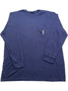 POLO RALPH LAUREN ΜΠΛΟΥΖΑ ΜΑΚΡΥΜΑΝΙΚΗ VINTAGE ΜΠΛΕ ΑΝΤΡΙΚΟ XXL pre-owned