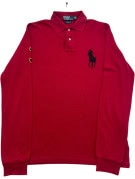 POLO RALPH LAUREN ΜΠΛΟΥΖΑ ΠΟΛΟ CLASSIC ΚΟΚΚΙΝΟ ΑΝΤΡΙΚΟ PRE OWNED M