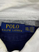 POLO RALPH LAUREN MAGLIA RUGBY CLASSIC SPORTSWEAR NAVY GRIGIO UOMO PRE OWNED XXL