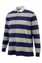 POLO RALPH LAUREN MAGLIA RUGBY CLASSIC SPORTSWEAR NAVY GRIGIO UOMO PRE OWNED XXL