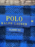 POLO RALPH LAUREN OVERSHIRT WORKWEAR ΜΠΛΕ ΜΑΥΡΟ ΑΝΤΡΙΚΟ PRE OWNED M