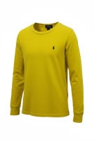 Polo Ralph Lauren Παιδική Μπλούζα Μακρυμάνικη Κίτρινη Logo M (10-12)