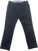 POLO RALPH LAUREN CHINO PANTS CLASSIC BLACK MEN PRE OWNED XL