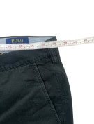 POLO RALPH LAUREN CHINO PANTS CLASSIC BLACK MEN PRE OWNED XL