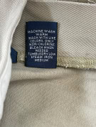 POLO RALPH LAUREN PANTALONI CHINO CLASSICI BEIGE UOMO PRE OWNED L