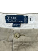 POLO RALPH LAUREN PANTALONI CHINO CLASSICI BEIGE UOMO PRE OWNED L