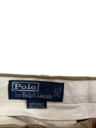 POLO RALPH LAUREN CHINO PANTS RETRO BROWN MEN L pre-owned