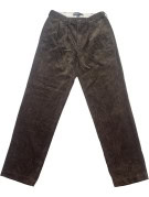 POLO RALPH LAUREN PANTALONI IN VELLUTO A COSTE CLASSICO MARRONE UOMO PRE OWNED M