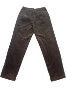 POLO RALPH LAUREN PANTALONI IN VELLUTO A COSTE CLASSICO MARRONE UOMO PRE OWNED M
