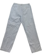 POLO RALPH LAUREN PANTALONI CON PINCES CLASSICI BLU BIANCO UOMO PRE OWNED M