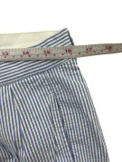 POLO RALPH LAUREN PANTALONI CON PINCES CLASSICI BLU BIANCO UOMO PRE OWNED M