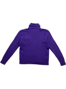 POLO RALPH LAUREN Πλεκτή Μπλούζα Shawl Neck Μωβ Ανδρική Medium