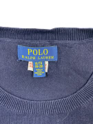 POLO RALPH LAUREN KNIT SWEATER VINTAGE LOGO BLUE MENS L-XL
