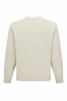 POLO RALPH LAUREN ΠΛΕΚΤΟ ΠΟΥΛΟΒΕΡ MINIMAL ΚΡΕΜ ΑΝΤΡΙΚΟ PRE OWNED
