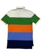 POLO RALPH LAUREN POLO SHIRT COLORBLOCK MULTICOLOR MENS PRE OWNED XS