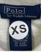 POLO RALPH LAUREN POLO SHIRT COLORBLOCK MULTICOLOR MENS PRE OWNED XS