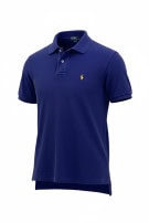 POLO RALPH LAUREN POLO ΜΠΛΟΥΖΑ ΚΛΑΣΙΚΟ ΜΠΛΕ ΑΝΤΡΙΚΟ PRE OWNED XS