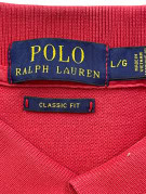 POLO RALPH LAUREN POLO SHIRT CLASSIC FIT ROSSO UOMO PRE OWNED L