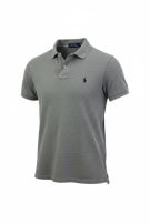 POLO RALPH LAUREN POLO SHIRT MINIMAL GRIGIO UOMO PRE OWNED S