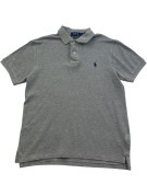 POLO RALPH LAUREN POLO SHIRT MINIMAL GRIGIO UOMO PRE OWNED S