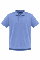 POLO RALPH LAUREN POLO SHIRT MINIMAL ΜΠΛΕ ΑΝΤΡΙΚΟ PRE OWNED L