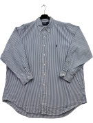 POLO RALPH LAUREN ΠΟΥΚΑΜΙΣΟ BUTTON DOWN CLASSIC ΡΙΓΕ ΜΠΛΕ ΑΝΤΡΙΚΟ PRE OWNED XXL
