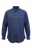 POLO RALPH LAUREN ΠΟΥΚΑΜΙΣΟ BUTTON DOWN ΚΛΑΣΙΚΟ NAVY ΑΝΤΡΙΚΟ PRE OWNED L