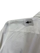 POLO RALPH LAUREN CAMICIA BUTTON DOWN MINIMAL OFF WHITE UOMO PRE OWNED S