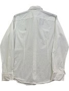 POLO RALPH LAUREN CAMICIA BUTTON DOWN MINIMAL OFF WHITE UOMO PRE OWNED S