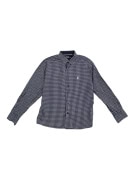 POLO RALPH LAUREN ΠΟΥΚΑΜΙΣΟ CHECK LOGO ΜΠΛΕ ΑΝΔΡΙΚΟ L
