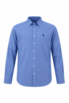 POLO RALPH LAUREN ΠΟΥΚΑΜΙΣΟ CLASSIC BLUE ΑΝΤΡΙΚΟ PRE OWNED S