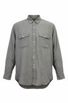 POLO RALPH LAUREN SHIRT CLASSIC GREY MEN PRE OWNED L