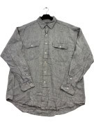 POLO RALPH LAUREN SHIRT CLASSIC GREY MEN PRE OWNED L