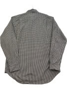 POLO RALPH LAUREN CAMICIA CLASSIC QUADRI NERO BIANCO UOMO PRE OWNED L