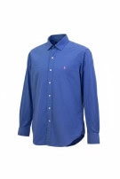 POLO RALPH LAUREN CAMICIA CLASSIC BLU UOMO PRE OWNED M