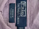 POLO RALPH LAUREN CAMICIA CLASSIC VIOLA UOMO PRE OWNED M
