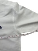 POLO RALPH LAUREN CAMICIA CLASSIC OFF WHITE UOMO PRE OWNED M